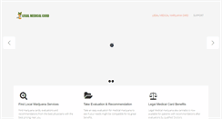 Desktop Screenshot of legalmedicalcard.com